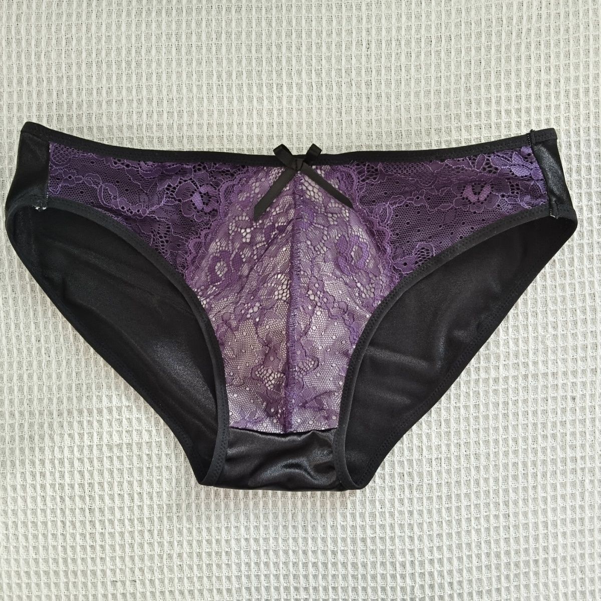 Boxer Brief Pack Cotton - Man's Santin Purple Lace Cotton Crotch