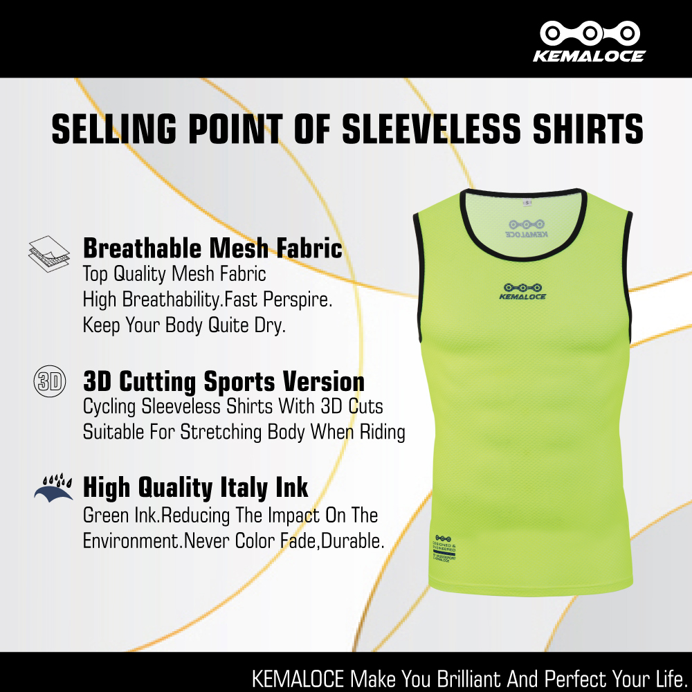 KEMALOCE Cycling Base Layer Me – Sleeveless Undershirt recenzja i cena