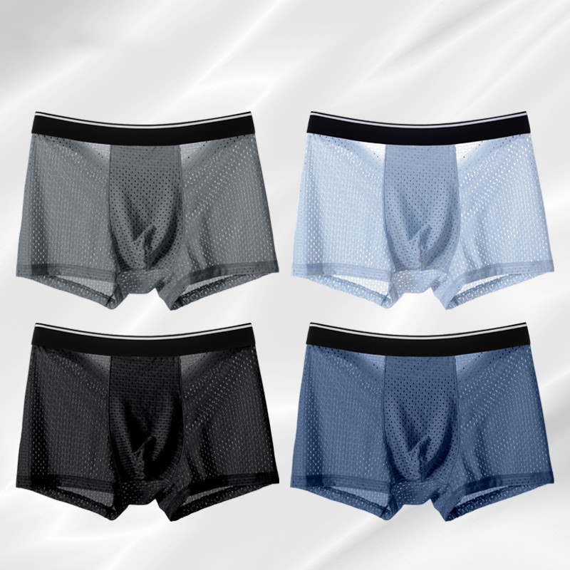 8pcs/Lot Men's Panties Ice Sil – Multi Pack Underwear recenzja i cena