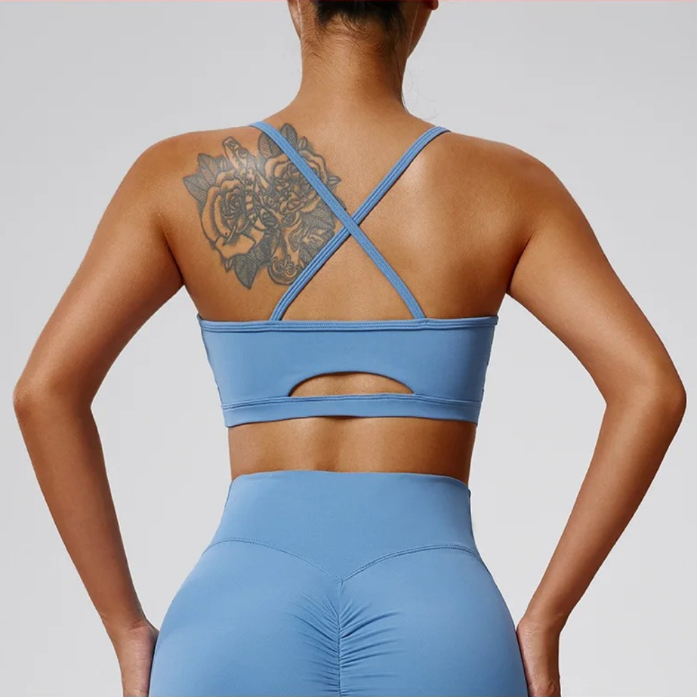 Sexy Cross Back Sports Bra Wom – Quick Dry Underwear recenzja i cena