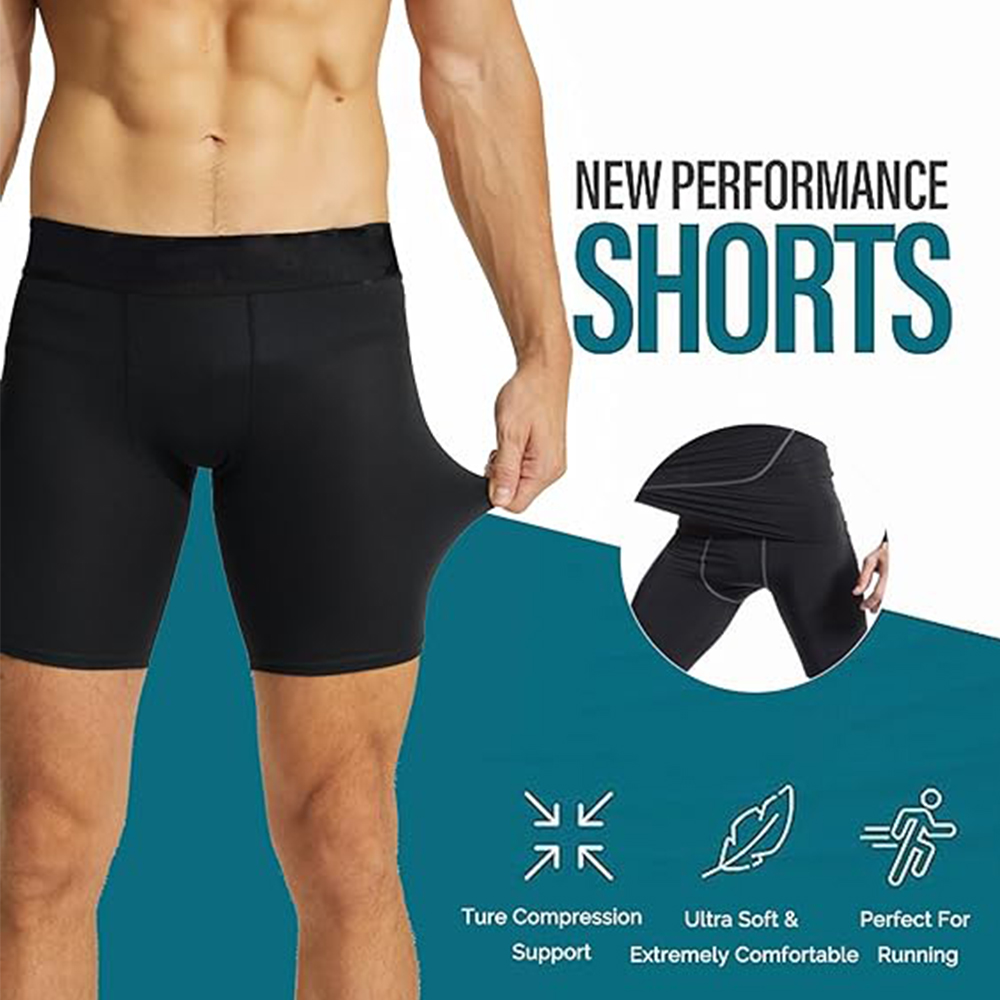 3 Pack Compression Shorts Men  – Compression Shorts Athletes recenzja i cena