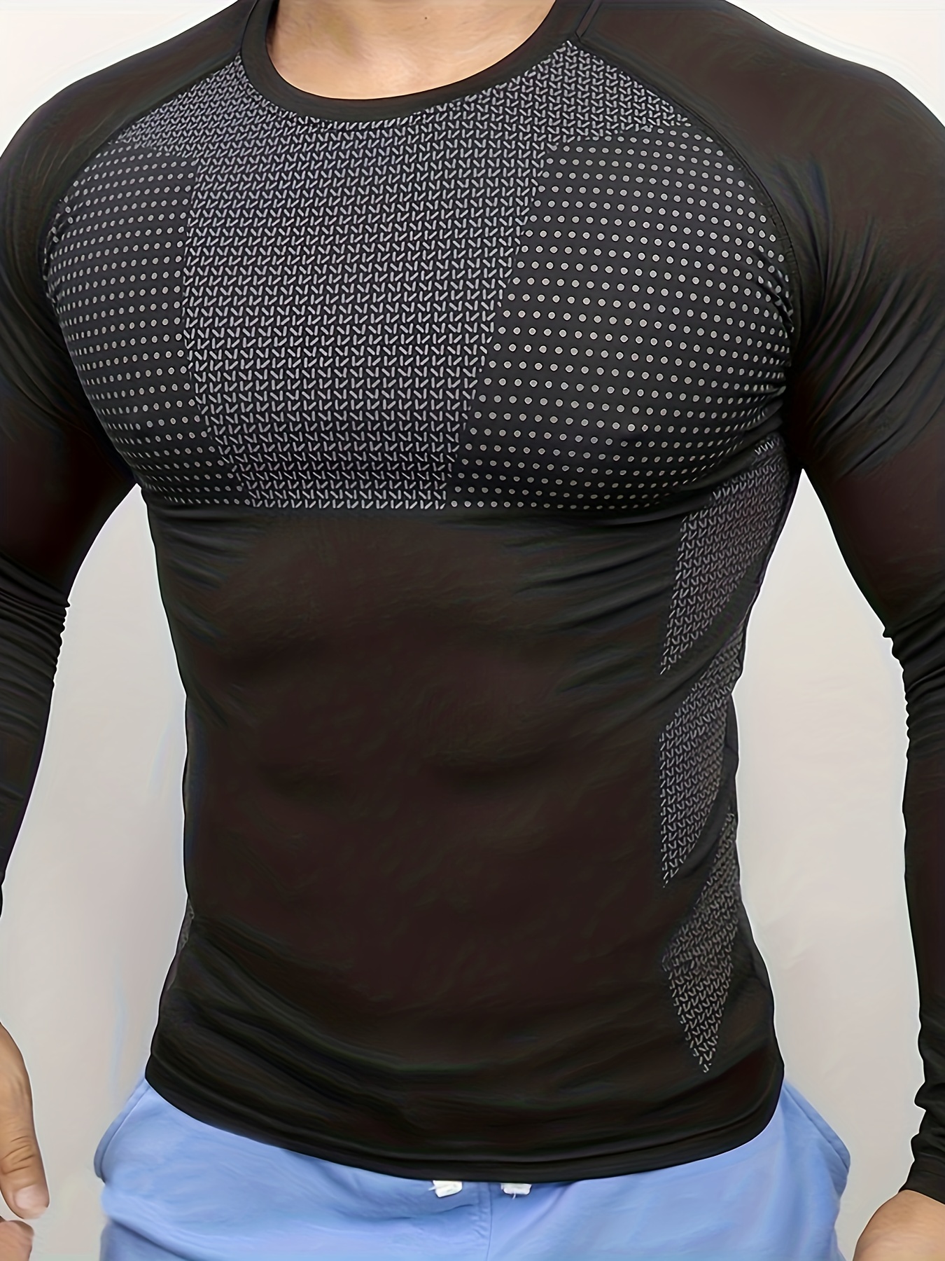 Men's autumn and winter thick  – T Shirt Tight Fit recenzja i cena