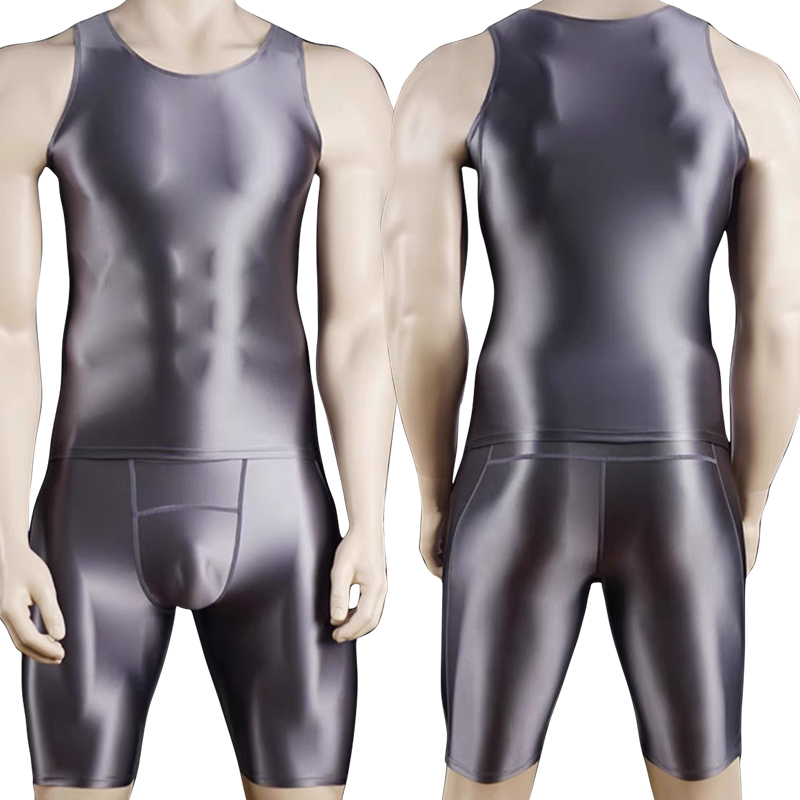 Men Thin Fitness vest Tights s – Compression Shorts Athletes recenzja i cena