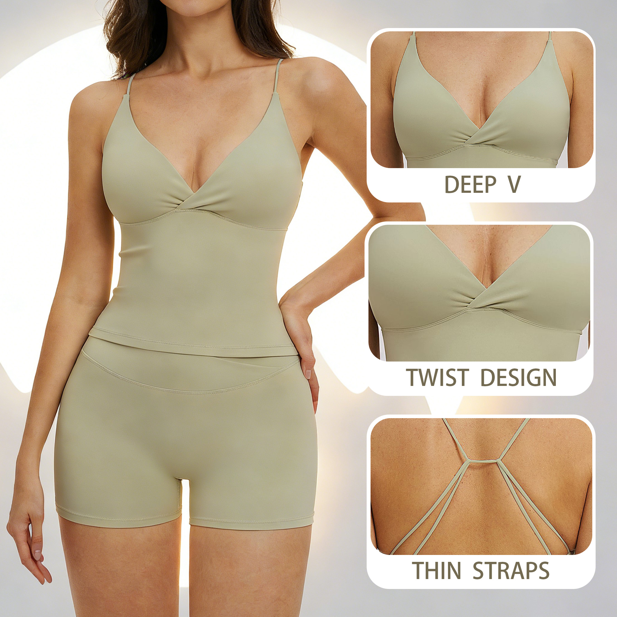 Yoga Tank Top with Pads Backle – Suspender Tank Top recenzja i cena
