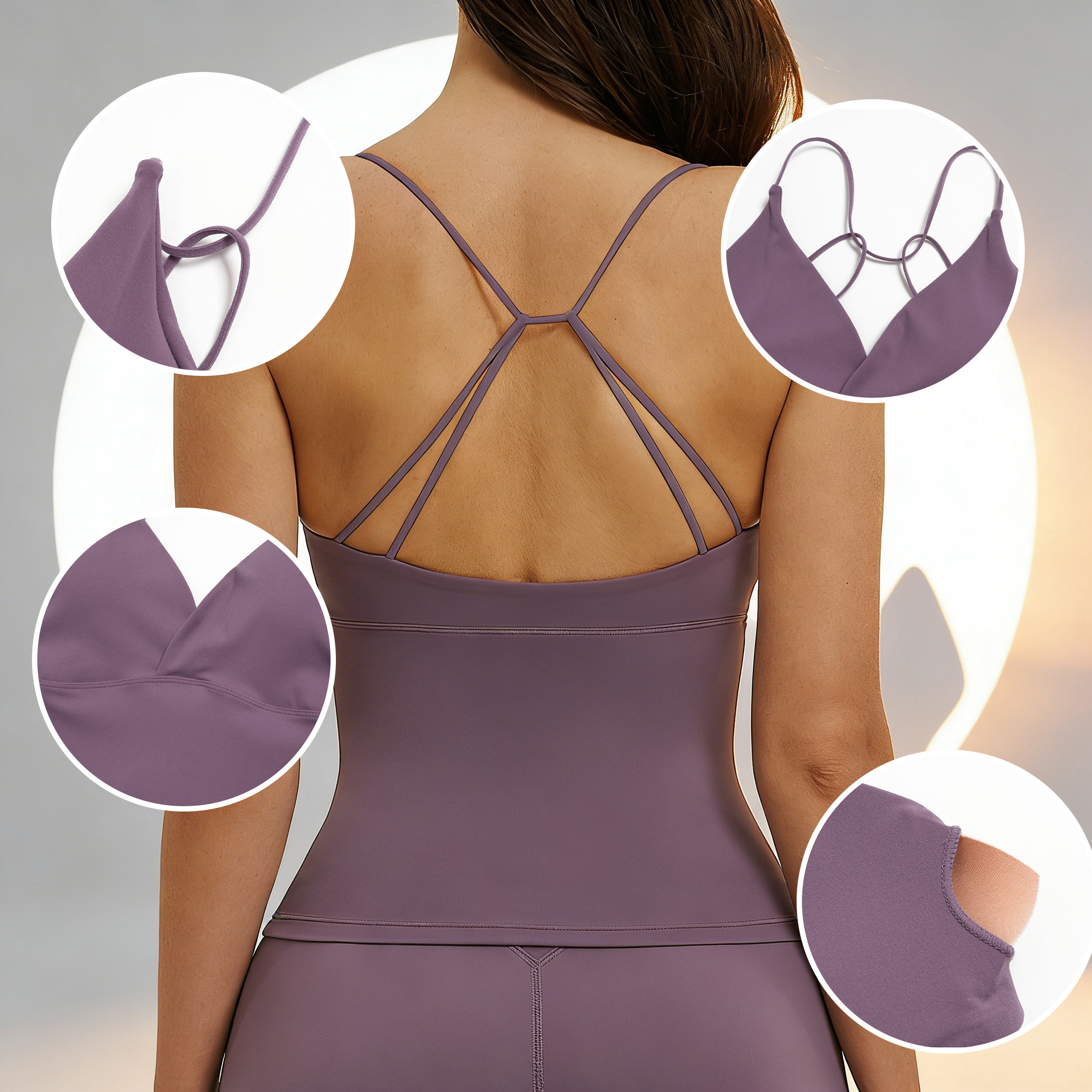 Yoga Tank Top with Pads Backle – Suspender Tank Top recenzja i cena