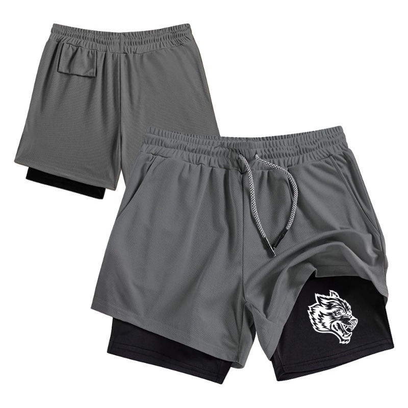 Streetwear Men's Double Layer  – Compression Shorts Athletes recenzja i cena