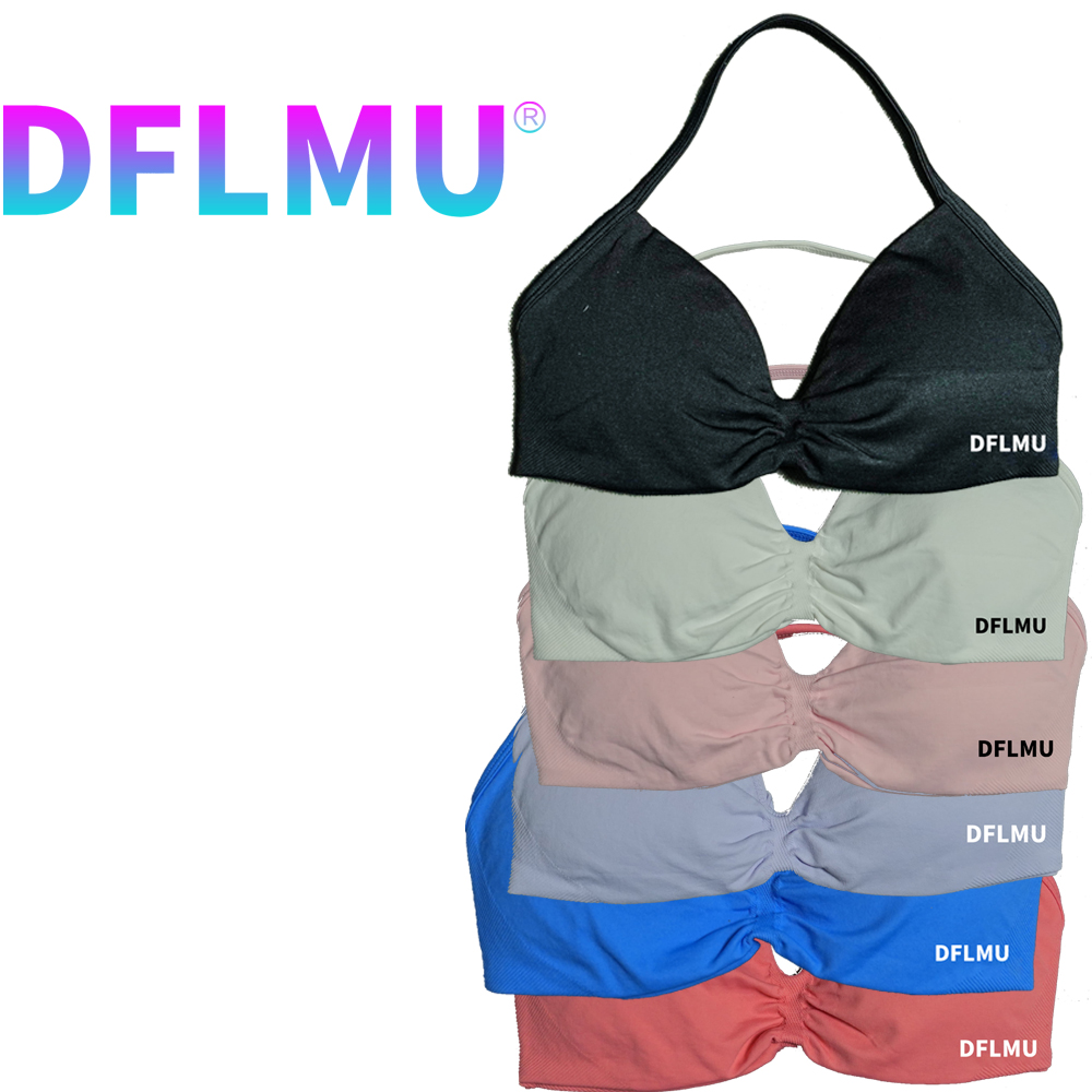 DFLMU Women Halter Sports Bra  – Suspender Tank Top recenzja i cena