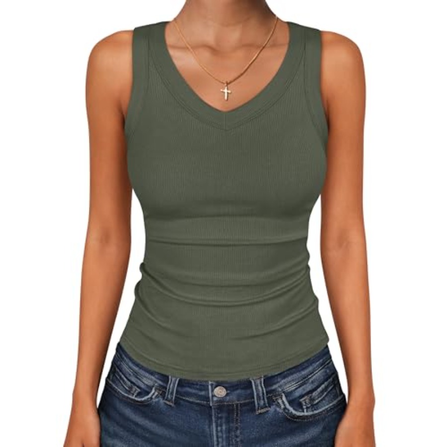 ANRABESS Tank Tops for Women V – Tank Top Ribbed recenzja i cena