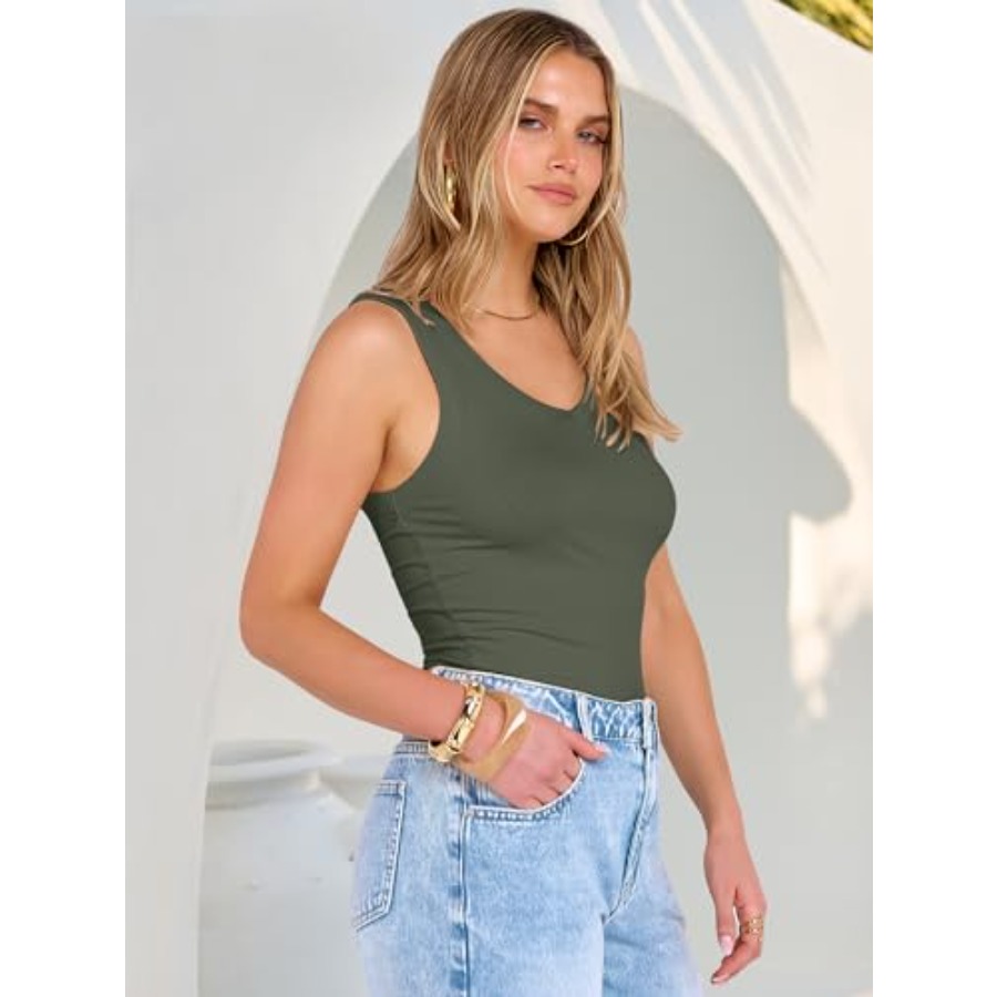 ANRABESS Tank Tops for Women V – Tank Top Ribbed recenzja i cena