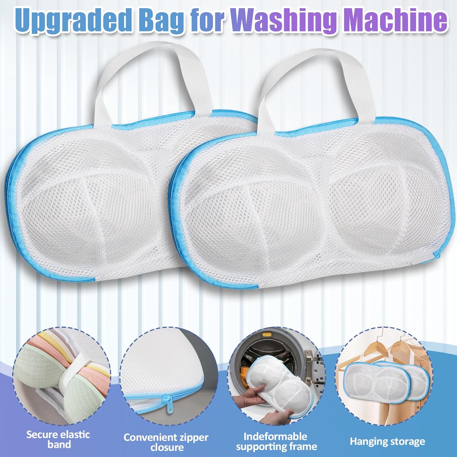 2-Pack Bra Wash Bags- Non-Defo – Multi Pack Underwear recenzja i cena