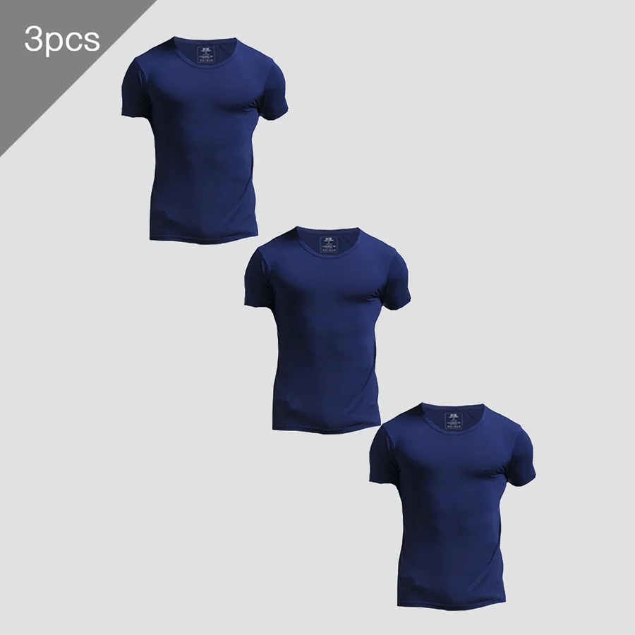 3PCS Men's Summer Short Sleeve – Undershirt Crew Neck recenzja i cena