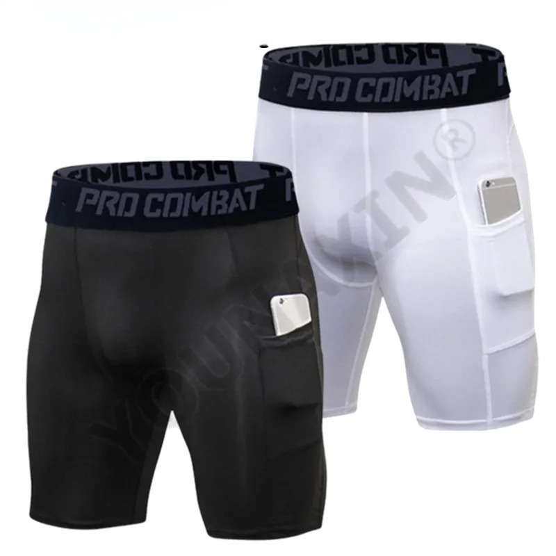 Mens Gym Shorts with Pockets W – Compression Shorts Athletes recenzja i cena