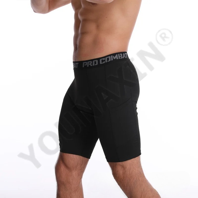 Mens Gym Shorts with Pockets W – Compression Shorts Athletes recenzja i cena