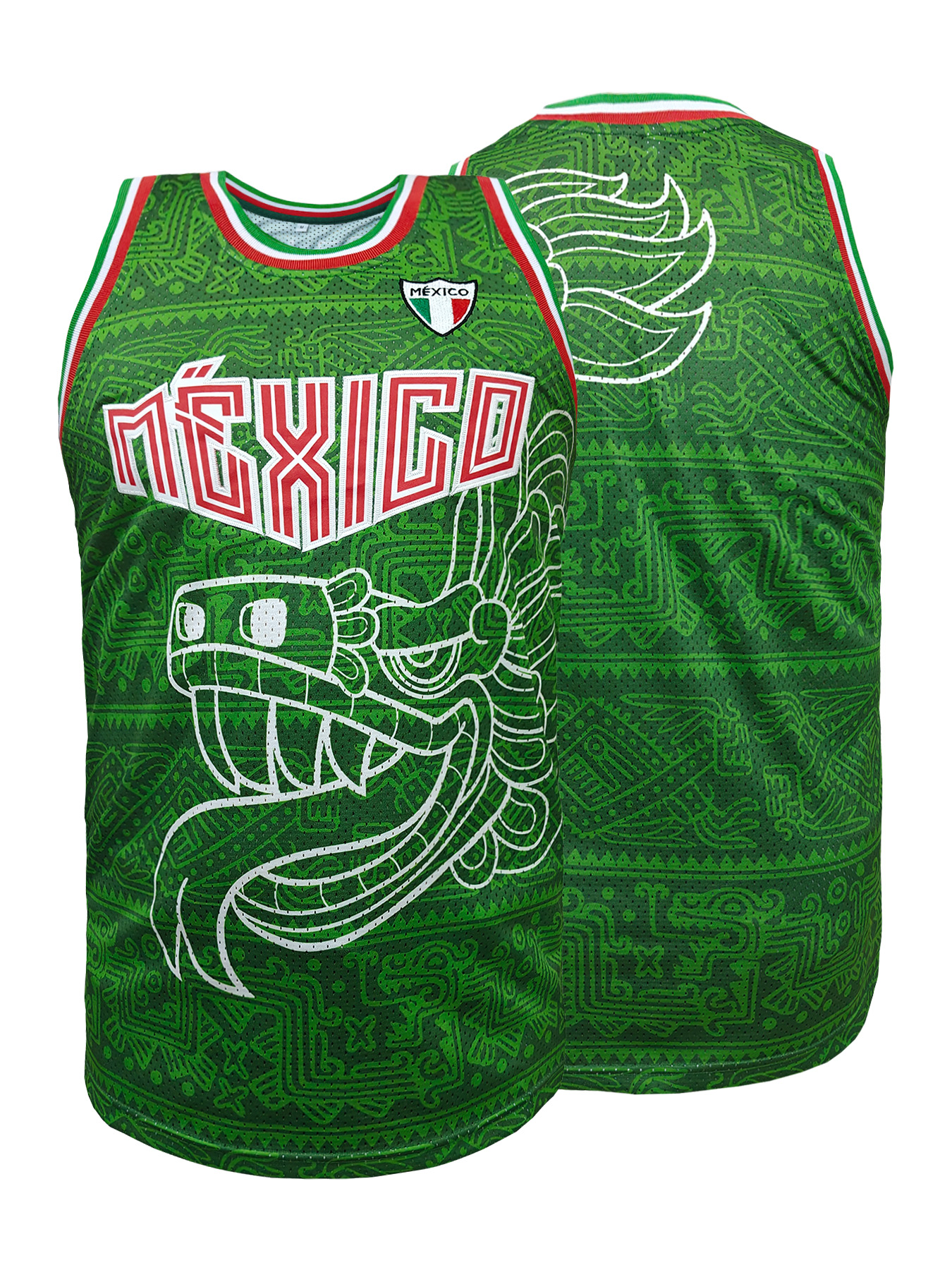 Mexico Embroidered Basketball  – Sleeveless Undershirt recenzja i cena