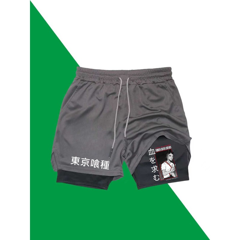 Tokyo Ghoul Print 2in1 Running – Compression Shorts Athletes recenzja i cena