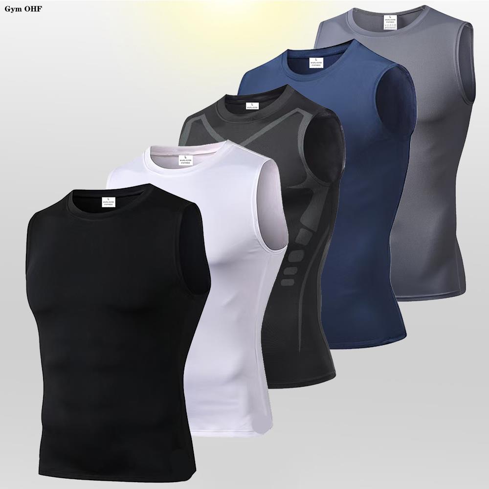 Men's Compression Tank Tops Gy – Sleeveless Undershirt recenzja i cena