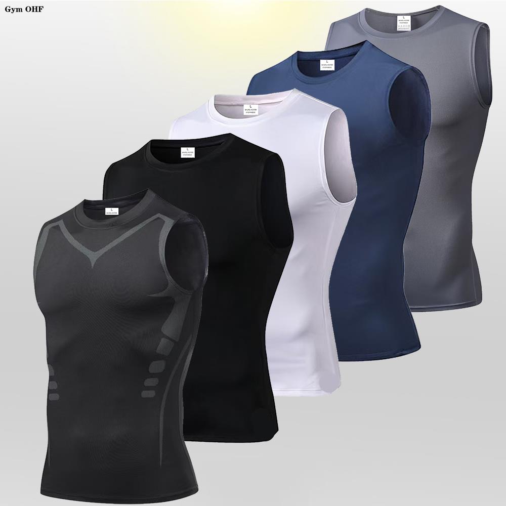 Men's Compression Tank Tops Gy – Sleeveless Undershirt recenzja i cena