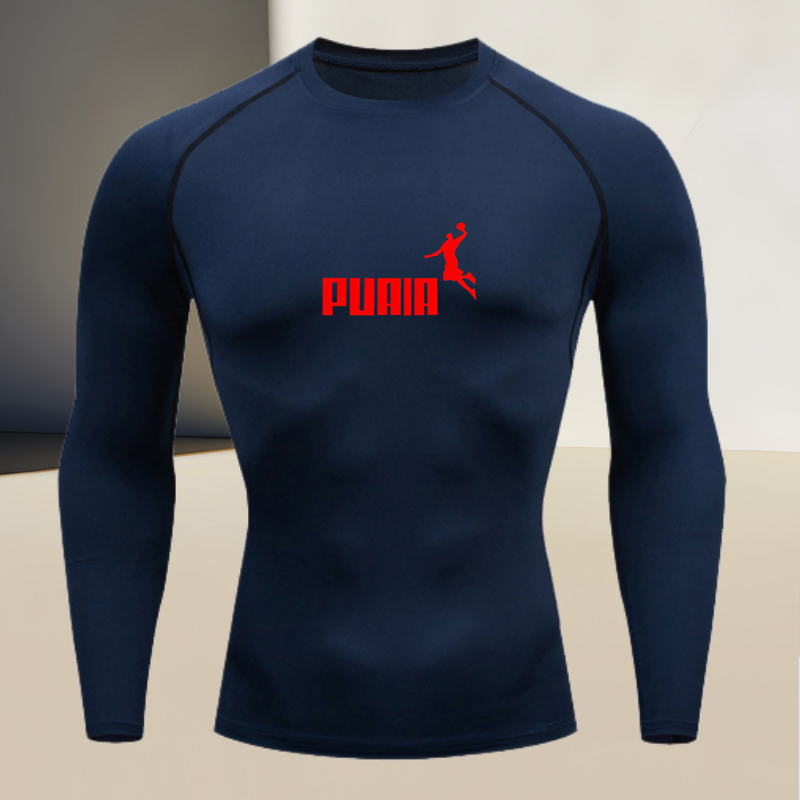 Men's long sleeved round neck  – T Shirt Tight Fit recenzja i cena
