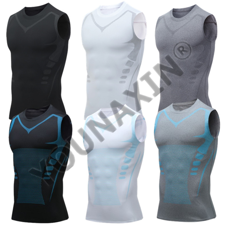3 Pieces Men's Sleeveless T-Sh – T Shirt Tight Fit recenzja i cena